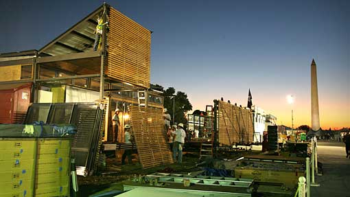 Slated shades are placed on groHome.